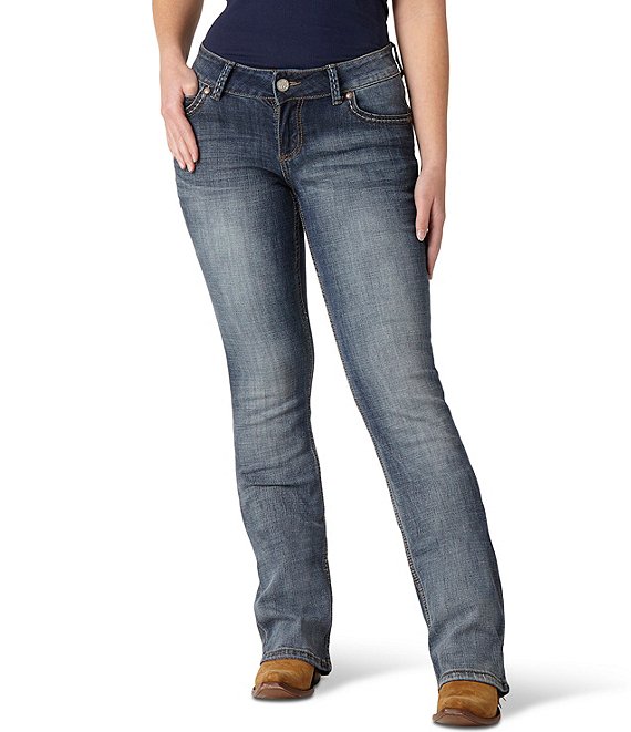 Wrangler® Retro Sadie Low Rise Stitch Pocket Bootcut Jeans | Dillard's