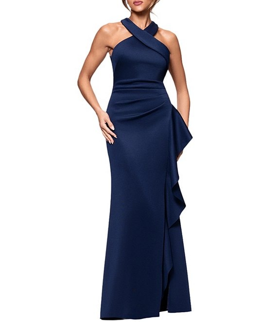 halter neck cut out midi dress Cult Gaia Vinna Black Halter Knit Cut Out Midi Dress main image 0