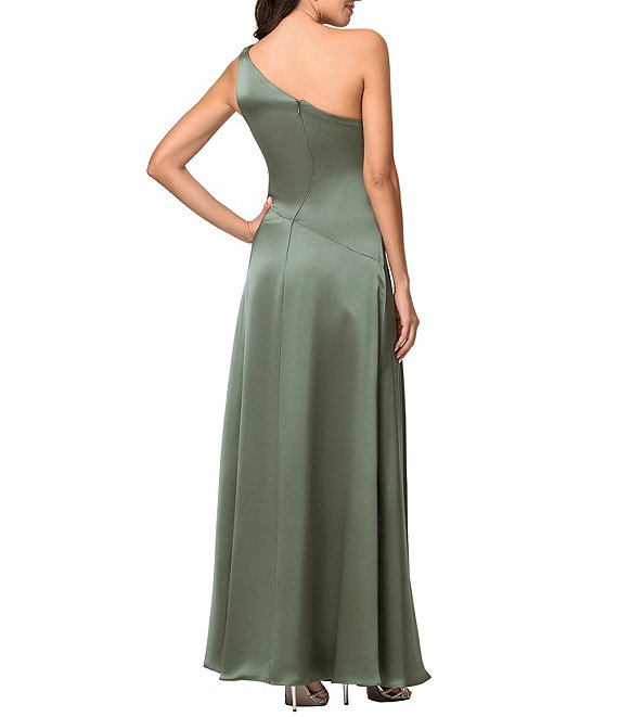 xscape gowns & formal dresses X By Xscape Womens Sleeveless Front Slit Rosette Halter Gown Formal Dress Navy