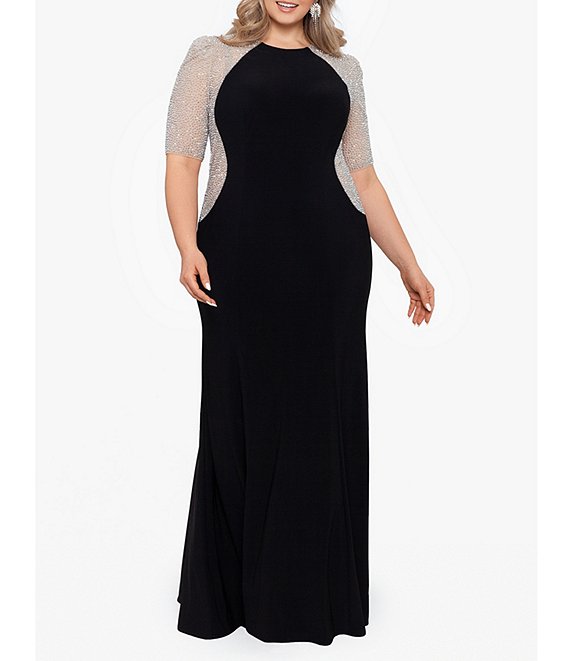 Plain Black Georgette Gown, Stitched at Rs 690 in Umargam | ID: 25476775288