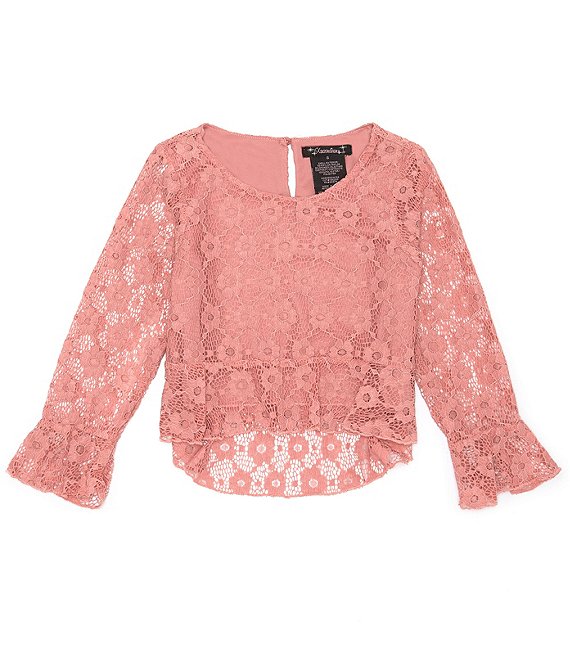 Dillards hot sale lace tops