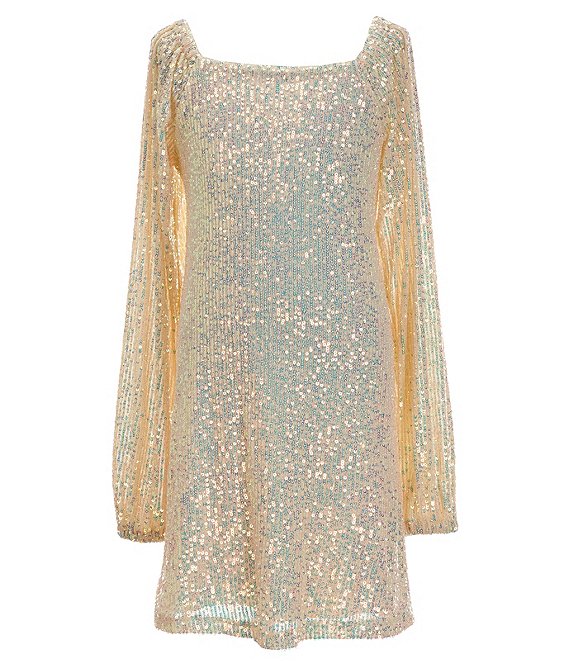 Sequin Shift Dress – SKIES ARE BLUE