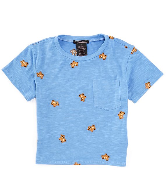 Xtraordinary Big Girls 7-16 Short-Sleeve Bear-Embroidered T