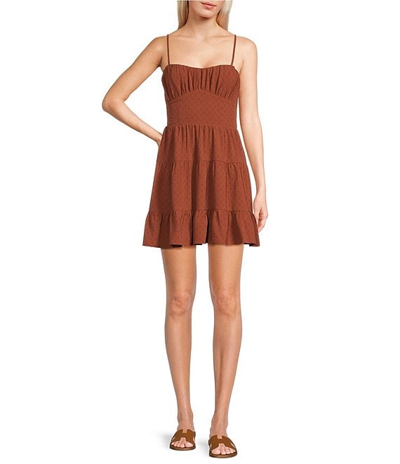 Xtraordinary Emma Bodice Tiered Fit-And-Flare Mini Dress