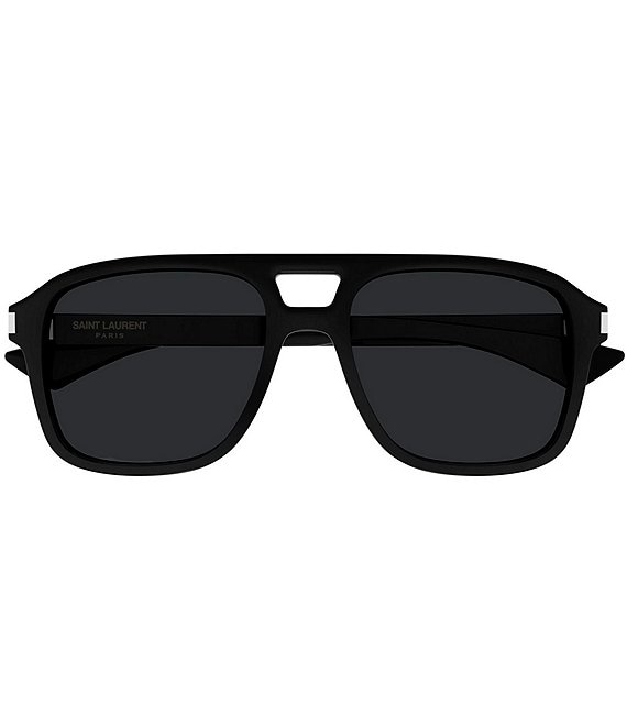 Yves Saint Laurent Men's Corner Angle 55mm Navigator Sunglasses