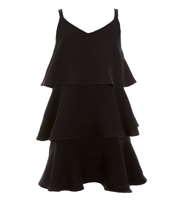 Zac Posen Big Girls 7-16 Beverly Tiered Sleeveless Trapeze Dress ...