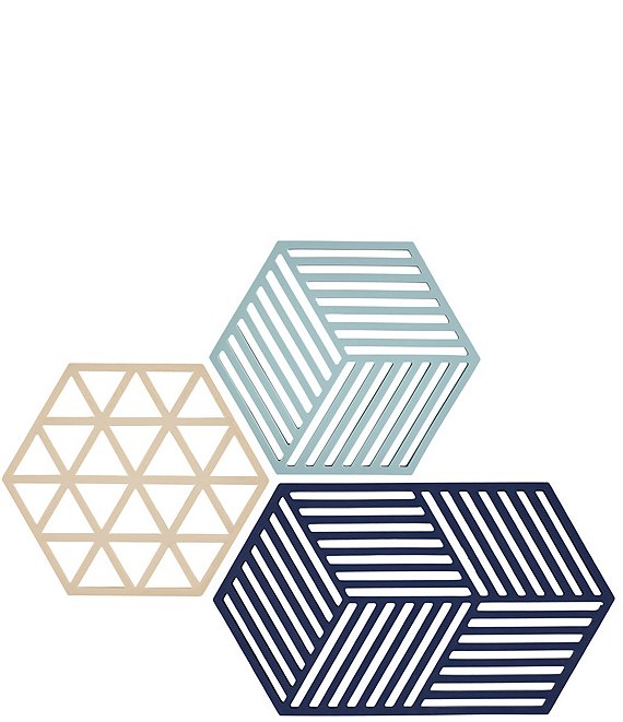Zone Denmark Hexagon & Triangle Mixed Trivets, Set of 3 | Dillard's