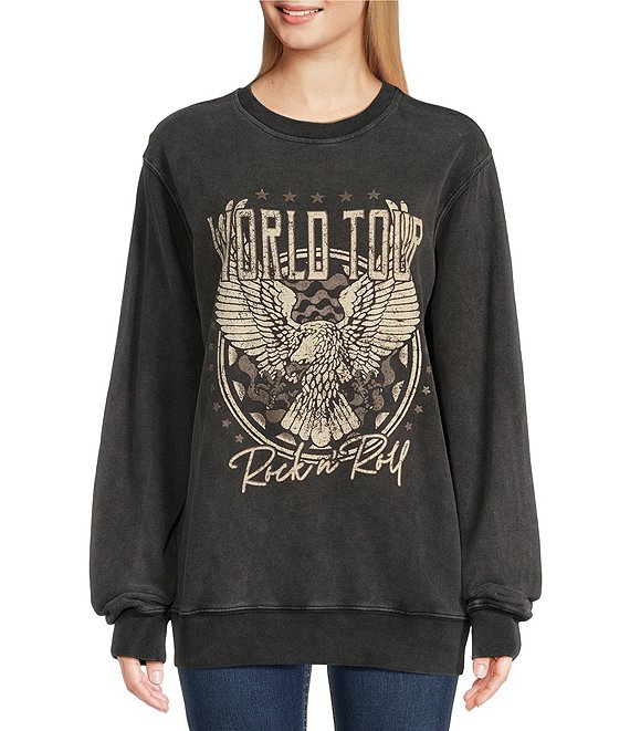 Zutter World Tour Long Sleeve Sweatshirt | Dillard's