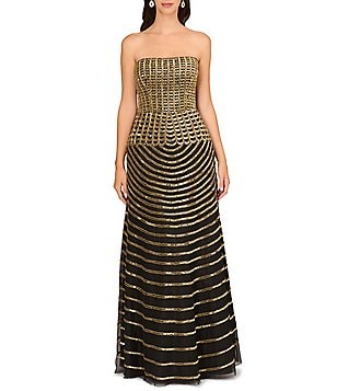 Aidan Mattox One Shoulder Tiered Ruffled Ball Gown | Dillard's Aidan Mattox One Shoulder Tiered Ruffled Ball Gown | Dillard's