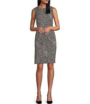 Anne Klein Faux Double Breasted Peak Lapel Collection Compression