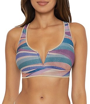 BECCA® by Rebecca Virtue Sound Waves Halter Bikini Top & Sound Waves Bikini  Bottom