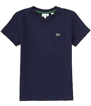 Tee shirt best sale lacoste bleu