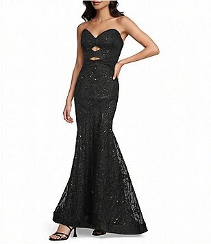 glitter lace up sequin dress Elainy Sequin Lace Dress – Retrofete