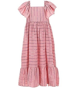 Bonnie Jean Big Girls Sleeveless Tropical-Printed Long Dress