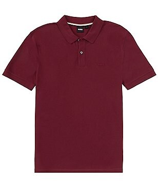 Hugo boss clearance burgundy polo shirt