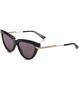 Bottega Veneta - Acetate Triangular Wrap Around Sunglasses - Violet -  Bottega Veneta Eyewear - Avvenice