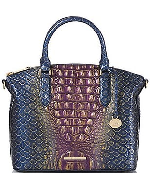 Brahmin, Bags, Brahmin Large Duxbury Satchel Blue