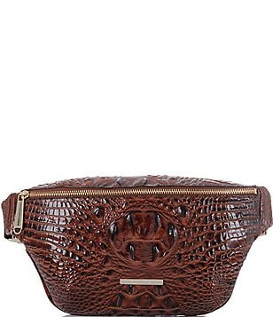  BRAHMIN Melbourne Fiora Satchel Pink Flamingo