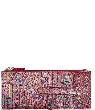 BRAHMIN Melbourne Collection Esme Magenta Wonderland Shoulder Bag