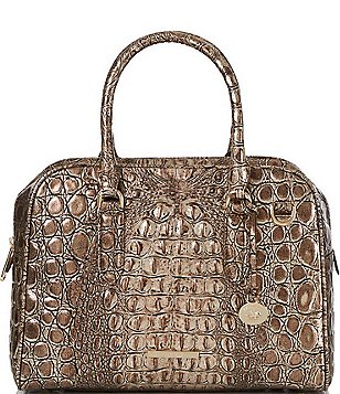 BRAHMIN Nebula Collection Bronze Marlowe Drawstring Bucket Bag