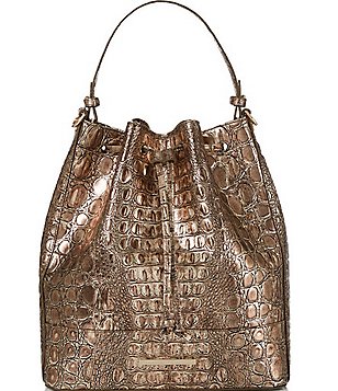 BRAHMIN Nebula Collection Cynthia Bronze Shoulder Bag | Dillard's