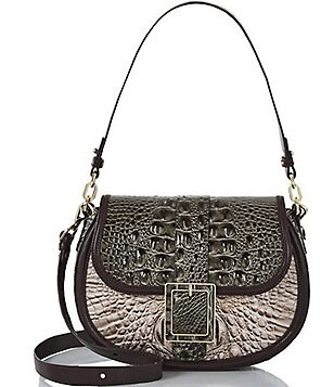 BRAHMIN Windermere Collection Margo Silver Lining Crossbody Bag