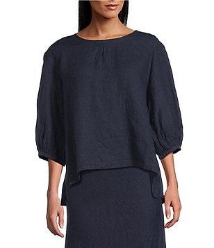 Bryn Walker Lewis Linen Notch Collar Long Sleeve Open Front Bryn Walker Lewis Linen Notch Collar Long Sleeve Open Front