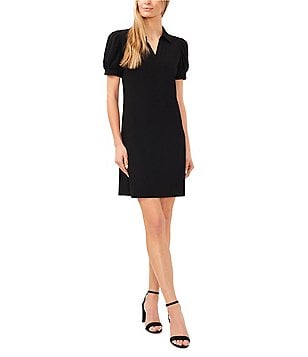 Cece Collared Dress Black