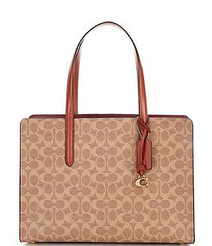 Coach Tabby 26 In Signature Canvas UAE - Brown Womens Shoulder Bags