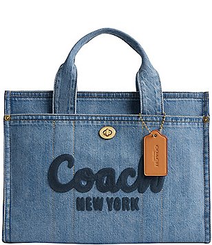 COACH Denim Essential Small Zip Around Wallet