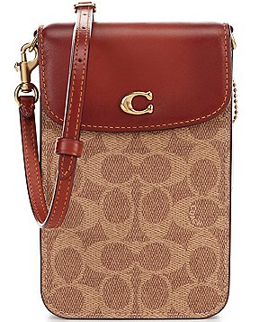 Dillards coach online wristlet