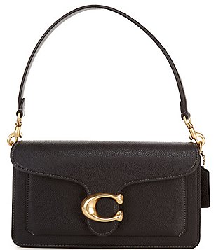 Coach Cara Pebble Leather Satchel Bag