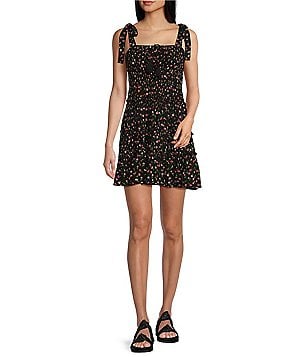 Chelsea Checked Tie Dress
