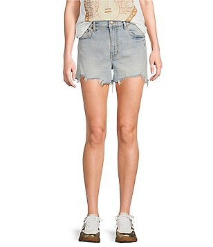 Daze Malibu Midrise Waist Raw Hem Mini Skirt | Dillard's