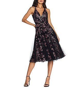Dress the Population Sharon Plunge V-Neck Sleeveless Mermaid
