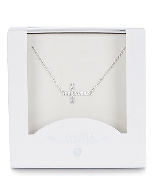 Girls cross clearance necklace