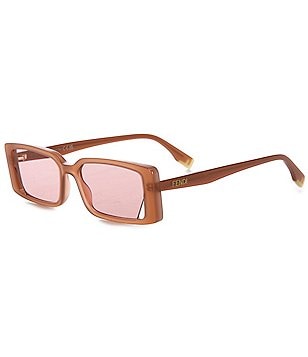 FENDI Women's FENDI First 63mm Square Havana Sunglasses