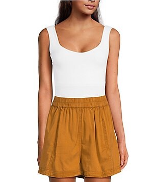 Free People Knit Clean Lines High Neck Sleeveless Camisole