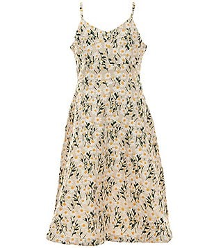 Gb fashion social sheer floral dress