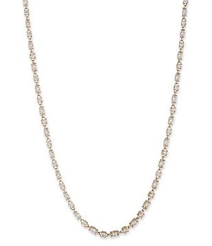 Givenchy Gold Tone Crystal Tennis Flex Line Bracelet