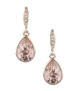 Rose Gold Women S Earrings Dillards Givenchy Crystal Drop Statement Earrings
