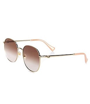 Gucci 50mm round sunglasses best sale