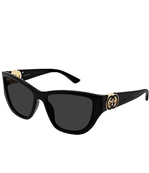 Gucci Women\'s Black Sunglasses Interlocking G Wayfarer Gucci Sunglasses Women main image 3