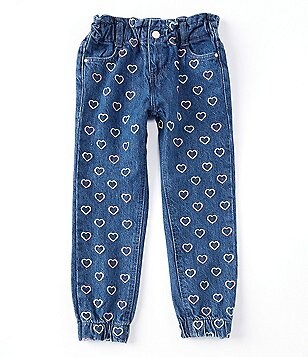 GUESS Baby Girls Heart Skinny Jeans 