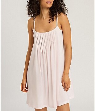 Hanro Juliet Knit Sleeveless Scoop Neck Long Cotton Nightgown