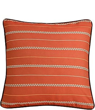 HiEnd Accents Red Stripe Envelope Pillow - 18 x 18