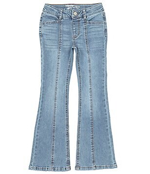 Hippie Girl Big Girls 7-16 Seamed-Detail Flare-Leg Jeans