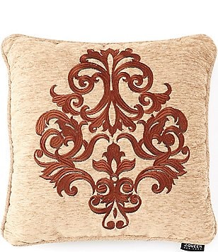 Luciana Beige 20 Square Decorative Throw Pillow