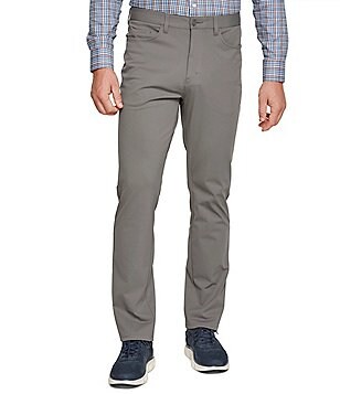 Johnston & Murphy XC 4 Five Pocket Perfomance Pants Men's Clothing Charcoal : 34 32, Polyester