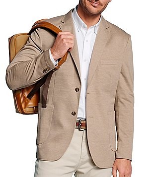 Washed cotton outlet blazer